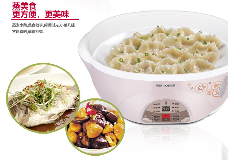 
                                        
                                                                                天际(TONZE)电炖锅隔水炖 煮粥煲汤1锅3胆DDZ-16BW 1.6L                