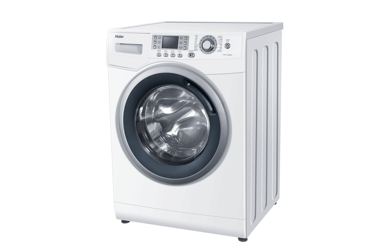海尔(haier) 8公斤洗烘一体变频滚筒洗衣机 免熨烫烘干(白色)eg8012hb