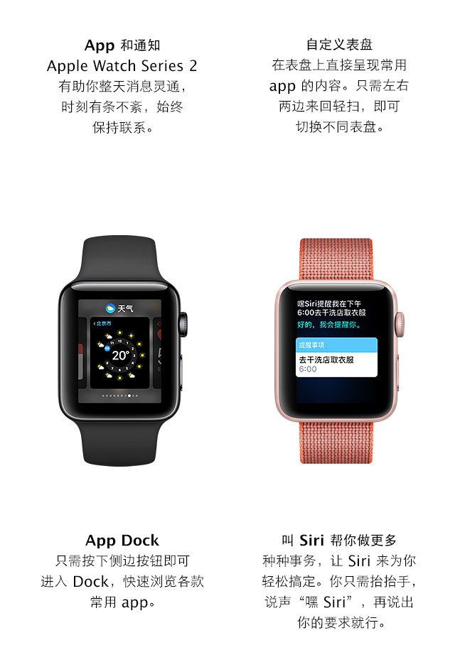 applewatchsportseries2智能手表(mp062ch/a)(颜色随机)