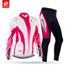 NUCKILY Winter Womens Bike Wear Long Sleeves Fleece Thermal Sublimation Велоспорт Джерси Костюм seek thermal