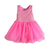 GHFTTY Baby Girl Dress Cute Sequins Pompon Princess Dress Anna Elsa Платье для девочек Платья для девочек Летняя одежда одежда для сна kai book girl dress sleepsong