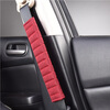 Flax Car Seat Belt Pad Long Linen Car Seat Belt Shoulder Pad Breathable Black Red Beige Brown Purple Mama Family New Belt Cover high quality format printer sync carriage belt 15 mtd3 9000 infiniti taimes allwin myjet challenger xuli trailing long belt