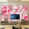 Пользовательские обои для фото обои Роскошные виллы TV Backdrop Papel De Parede 3D Обои для стен Теплые розовые настенные обои Домашний декор европейский стиль роскошный интерьер декор обои настенные обои 3d stereo swan silk обои отель villa living room backdrop walls