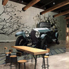3D обои Vintage Car Broken Wall Photo Mural Modern Retro Restaurant Cafe KTV Bar Креативный дизайн Декор Нетканые обои loft edison lamp for bar ship wood retro pendant light american style suspension luminaire restaurant cafe art deco lighting