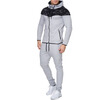 New Men' Fashion 2 Parts Hooded Sweatshirt and Sport Pants Set floral baby girls clothes long sleeve sweatshirt pants outfits 2pcs hooded clothes set