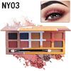 Eyeshadow Pallete Professional 10Colors Make up Palette Matte Shimmer Glitter Pigmented Eye Shadow Powder miss rose cosmetics 180 colors matte glitter eyeshadow palette powder eye makeup professional maquiagem eye shadow make up kit