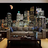 Высокое качество Wall Painting Custom 3D Photo Wallpaper для гостиной TV Background Mural Обои для спальни для спальни City Night shinehome black and white zebra strips wallpaper 3d photo rolls for walls 3 d livingroom wallpapers mural roll paper background