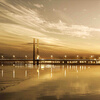 Пользовательские плакаты Фото обои для гостиной диван ТВ фон Современные HD City Night Bridge Большие обои Mural Home Decor комплект цифрового тв нтв плюс hd simple сибирь