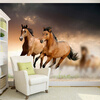 Фото обои 3D Стерео Бегущая лошадь Mural Гостиная Hotel Study Классический интерьер Декор Обои Papel De Parede 3D Fresco красочный zebra граффити обои детская комната гостиная современная личность интерьер декор 3d обои papel de parede infantil