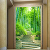 Пользовательские 3D-росписи Bamboo Grove Pathway Фон гостиной комнаты лобби фоном высокого качества офисной ванной пользовательские обои пользовательские шкафы