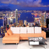 Высокое качество Modern 3D City Night View Пользовательские обои для рабочего стола Mural Living Room TV Background Обои для спальни 3 D пользовательские 3d обои для фото деревянный мост водопад ландшафт декоративные обои для спальни для спальни 3d living room decor painting