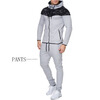 New Men' Fashion 2 Parts Hooded Sweatshirt and Sport Pants Set floral baby girls clothes long sleeve sweatshirt pants outfits 2pcs hooded clothes set