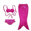 Hirigin 3PCS Girl Kids Mermaid Tail Swimmable Swimwear Swimsuit Girls Bikini 2017 Set Купальный костюм Причудливая одежда для костюмов daddy chen summer kids baby girls bikini swimsuit swimwear children bathing suit swimming bikini set for baby girls beachwear