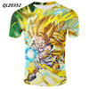 Dragon Ball аниме футболка с коротким рукавом повседневная футболка летняя футболка футболка незнакомка футболка