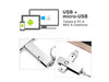 XIUMEI Micro-USB OTG Flash Drive,16GB 32GB 64GB Rotatable Metal USB and micro-USB OTG Flash Memory Stick with Sealed UDP Chip for mini usb 2 0 flash drive memory stick metal usb pen drive 16gb 32gb 64gb silver