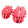 Racing Universal ABS Car Rear 3D Disc Red Brake Caliper Cover kemimoto rear fender cover mt07 fz07 abs