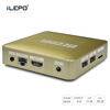 iLEPO HM8 Android 6.0 Smart TV Box Amlogic S905X 64 bit Quad Core H.265 4K HD WiFi 17.3 Set-top Player Box mk903v rk3288 quad core de android 5 1 smart tv stick mini pc 2g 8g 4k 2k h 265 2 4ghz 5ghz dual wifi otg usb smart tv