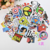 100 PCS Mixed Stickers for Laptop Luggage Car Bicycle Motorcycle Skateboard Phone Home Decor Decal Graffiti Waterproof Sticker 4pcs coat of arms of russia nickel metal car stickers decals russian federation eagle emblem for car styling laptop sticker
