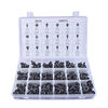 CNIKESIN HE35 180PCS Нажимные заклепки типа Nylon Крепежные скобы крепления фиксатора для крепления бампера Honda Bumper крепления