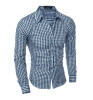 2016 Новый длинным рукавом Мужские рубашки с длинным рукавом мужская Slim Fit рубашка Camisa masculina Повседневная Мужская рубашка платье белого сорочка Homme рубашка lucassa рубашка рубашка рубашка рубашка с длинным рукавом рубашка мужская 5601 сапфир xxxl