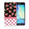 MOONCASE Flowers Soft Flexible Silicone Gel TPU Skin Shell Back ЧЕХОЛ ДЛЯ Samsung Galaxy A5 embossed tpu gel shell for ipod touch 5 6 girl in red dress