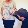 baby is coming футболка для беременных футболка для беременных nuova vita футболка для беременных