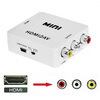 HDMI на Mini композитный CVBS RCA AV Video Converter Adapter Старый телевизор 1080p HRCA смарт телевизор и led телевизор 43pr smh11 1080p плотского экрана 4сpu процессора hdmi usb rca разъем l