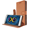KOOLIFE Play 6X Mobile Shell Cover Holster / Clamshell Holster / Защитный чехол для карты / Мягкий чехол для славы Huawei Play 6x Litchi Print-Brown чехол футляр для рации arva arva radio holster