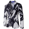 Мужчины One Button костюм Ink Printing костюм жениха платье Костюм Performance костюм жениха в харькове