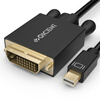 QIC MTD-20-BK Mini DP to DVI конвертер Mini Displayport адаптер HD интерфейсный кабель Apple MacBook / Air Pro молния интерфейс к ТВ проектор 2 метра комплект цифрового тв нтв плюс hd simple сибирь