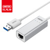 Улучшенный человек (UNITEK) USB к RJ45 проводной LAN сетевой кабель преобразователя проводной Fast ноутбук карты адаптер Ethernet кабель Внешний интерфейс Apple Mac черный Y-1466BK сетевой адаптер apple usb ethernet mc704zm a белый