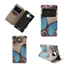 Blue Butterfly Design Кожа PU откидной крышки Кошелек для карты памяти Чехол для Microsoft Lumia 950 XL карты памяти