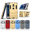 Золотой Slim Robot Armor Kickstand Ударопрочный жесткий корпус из прочной резины для MOTO E3/ROKRE3