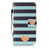Blue Stripes Дизайн PU кожа флип Обложка Кошелек для карты памяти чехол для Samsung Galaxy S7/G9300 карты памяти