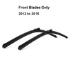 Wiper Blades for Volkswagen Passat B7 24&19 Fit Push Button Arms 2010 2011 2012 2013 2014 2015 3pcs oem black piano paint chrome car center console air condition vents for passat b6 b7 cc r36 3ad 819 701 a 3ad 819 702 a