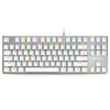 Rapoo V500RGB льда Symphony Версия 87 клавиша подсветки игры игровой клавиатуры механическая клавиатура с подсветкой клавиатуры клавиатуры компьютера белый ноутбук клавиатура черный вал фу рот fushunda сириус fb v1 многофункциональная версия клавиатуры тактики рации типа