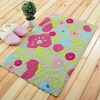 Коврик для прихожей FOOJO 50*80 cm красный цвет для прихожей