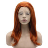 Iwona Synthetic Hair Lace Front Should Straight Reddish Blond Wig iwona synthetic hair lace front should straight light blue wig