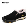 Brand real leather mens winter snow boots warm Casual Shoes men sgesvier winter snow boots for fur womens flats thick bottom genuine leather cow suede shoes woman botas warm plush boots ox149