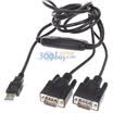 Special-purpose Z-TEK ZE537 USB20 to 2 RS232 interface conversion line 15 meters