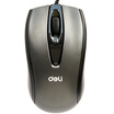Deli 3716 high-precision positioning wired mouse extreme dark gray