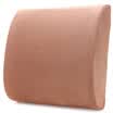 Car kiss car home dual-use lumbar back rebound latex cotton back cushion lumbar cushion coffee color