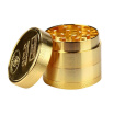 Aleación Herbal Herb Tobacco Grinder Especias Weed Grinders Accesorios Para Pipa De Fumar Gold Smoke Cutter Accessories