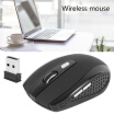 New Wireless Cordless Black Mouse 24GHz Mice USB Dongle Optical Scroll for PC Laptop