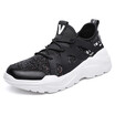 Mens Shoes Fashion Sports Casual Running Shoes Breathable Outdoors Shoes Light Sneakers Shoes For Men Black Grey Size 39-44