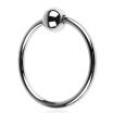 Penis Stainless Steel Closed Ring with Round Bead Anti Premature Ejaculation Rings Orgasm Time Delay Cock Lock Sex Toys Sex Produc