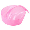 1 Unid Nail Art Bowl Hand Soak Off Removal Tray Nail Soaker Nail Art Tips Wash Salon Manicure Tool Pink