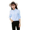 2018 Office Ladies Blusa Moda Manga Larga Bow Slim Camisa Blanca Bodycon Work Blusas Blusas