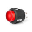 12V 20A Interruptor Basculante Redondo Iluminado A Prueba De Agua LED Interruptor Basculante De 4 Pines On-Off Car Truck RV Rojo