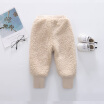 Invierno Baby Girls Boys Pantalones Soft Solid Color Thicken Casual Niños Pantalones Pantalones